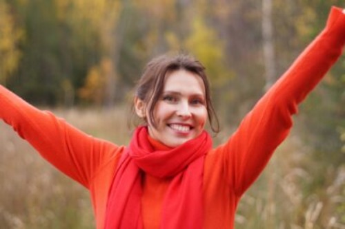 Mujer feliz